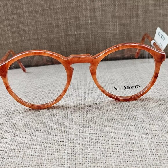 St. Moritz Women Eyeglasses Frame BLONDE 48[]22 145 COLBY Glasses Frame NWT $135 - Picture 7 of 12